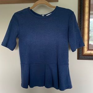 Gap peplum shirt sleeve shirt